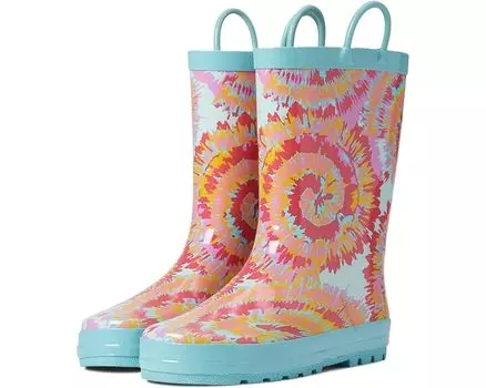 Ботинки Western Chief Tie-Dye Daze Rain Boot, розовый
