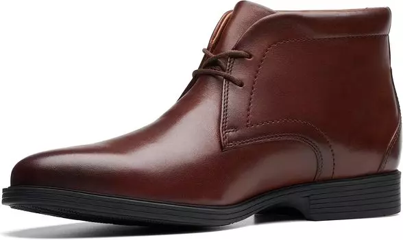Ботинки Whiddon Mid Clarks, цвет Mahogany Leather