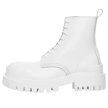 Ботинки (WMNS) Balenciaga Strike Lace-Up Boot 'White' 590974WA9679011, белый