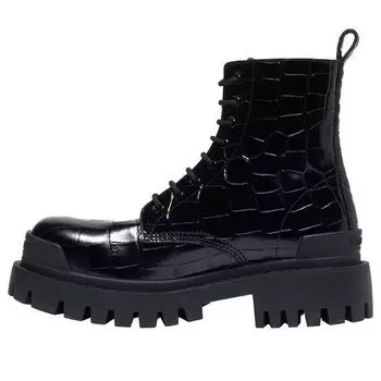 Ботинки (WMNS) Balenciaga Strike Martin Boots Black 600970WA9D01000, черный