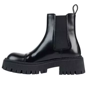 Ботинки (WMNS) Balenciaga Tractor 20mm Boot 'Black' 641399WA8E91000, черный