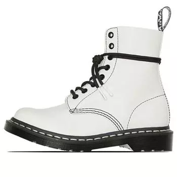 Ботинки (WMNS) Dr. Martens 1460 Pascal BW Boots For White 25818113, белый