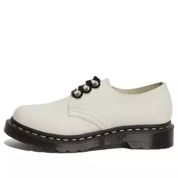 Ботинки (WMNS) Dr. Martens 1461 Hardware Leather White 26102115, белый