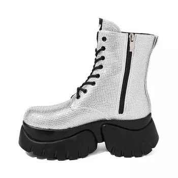 Ботинки Womens KOI x The Twilight Saga Vampire Skin Boot, серебряный