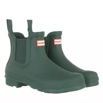 Ботинки womens original chelsea hunter green Hunter, зеленый