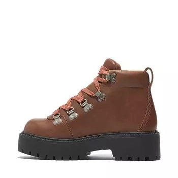 Ботинки Womens Timberland Stone Street Mid Lace-Up Platform Hiker Boot, цвет Rust