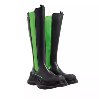 Ботинки womens tread slick knee high boot black/acid Alexander Mcqueen, черный