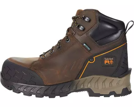 Ботинки Work Summit 6" Composite Safety Toe Waterproof Timberland PRO, коричневый