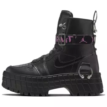 Ботинки женские Air 1 Ankle Boots Black/Purple Jordan