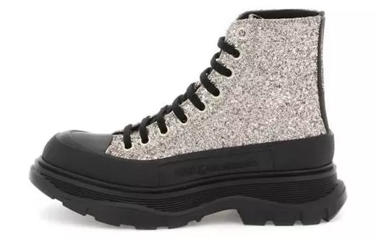 Ботинки женские Alexander Mcqueen Tread Slick Martin, золотой