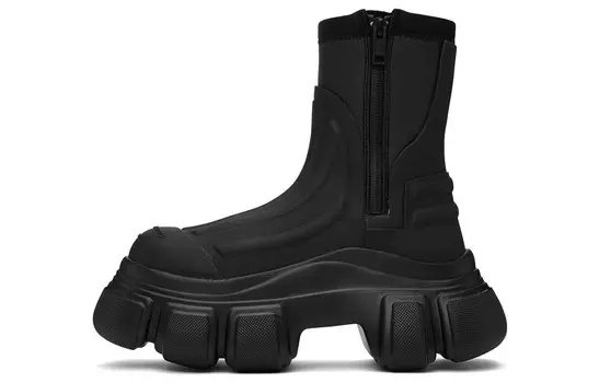 Ботинки женские Alexander Wang на толстой подошве, черный