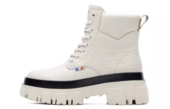 Ботинки женские белые Dickies