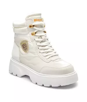 Ботинки женские Blauer мягкие треккинговые, экрю