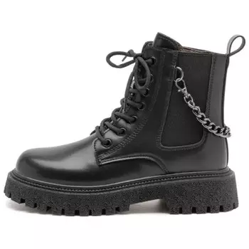 Ботинки женские черные Agsdon