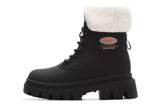Ботинки женские, черные/бежевые/абрикосовые Dickies
