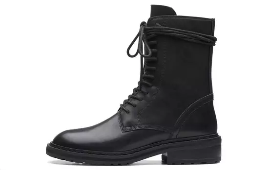 Ботинки женские черные Clarks