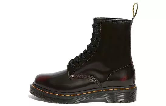 Ботинки женские, черные/красные Dr.Martens