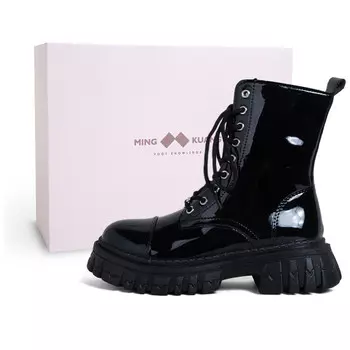 Ботинки женские черные Mingkuang