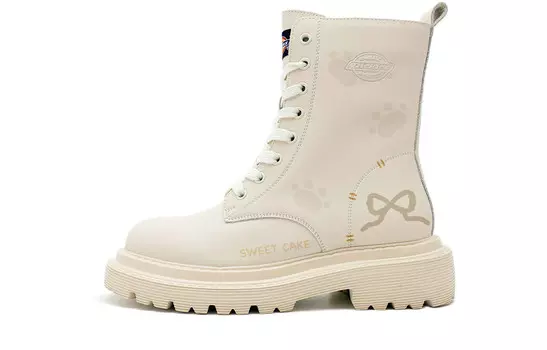 Ботинки женские, цвет Off-white Dickies