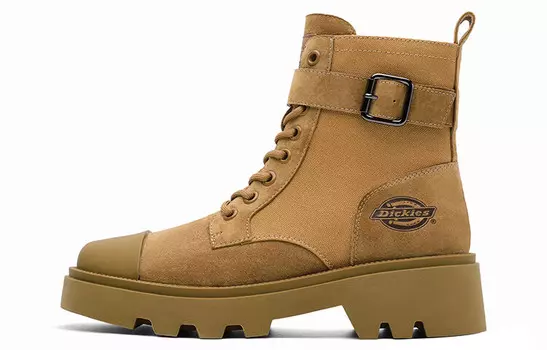 Ботинки женские, цвет: земляной желтый/сажа Dickies