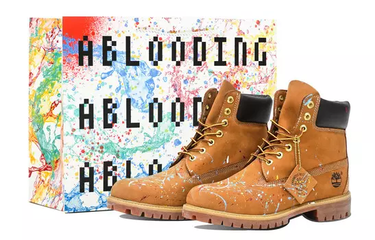 Ботинки женские для активного отдыха, синие Timberland