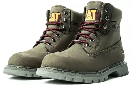 Ботинки женские для активного отдыха темно-серые Cat