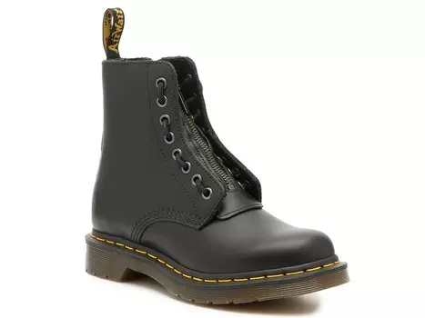 Ботинки женские Dr. Martens 1460 с молнией спереди, черный