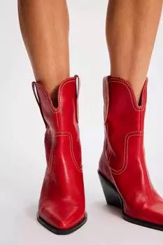 Ботинки женские Free People, красный