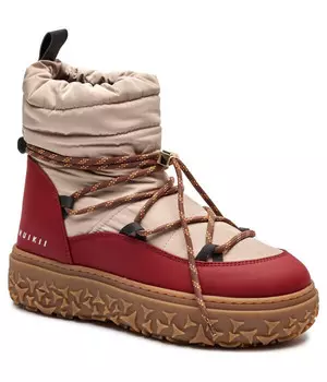 Ботинки женские Inuikii утепленные комбинированные, мультиколор