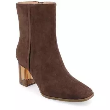 Ботинки женские Journee, коричневый