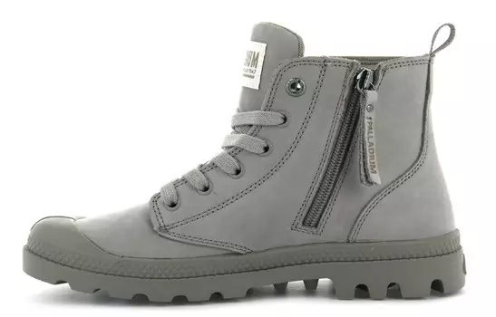 Ботинки женские Pampa Martin Boot High-top серые Palladium
