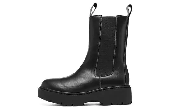 Ботинки женские, полностью черные Skechers