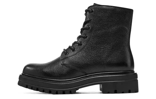 Ботинки женские, полностью черные Skechers