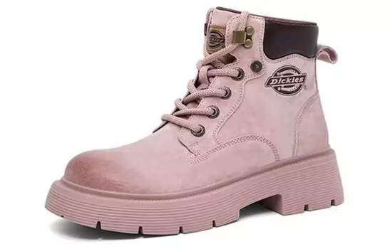 Ботинки женские розовые Dickies