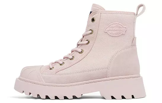 Ботинки женские розовые Dickies