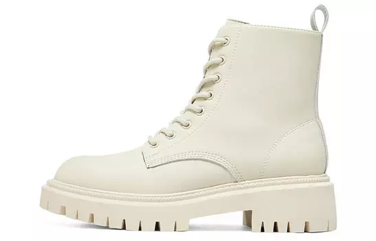 Ботинки женские, средние, белые Skechers