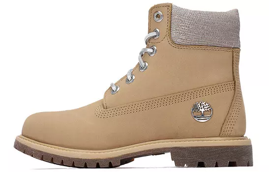 Ботинки женские светло-бежевые Timberland