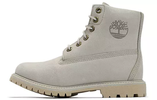 Ботинки женские светло-серые Timberland