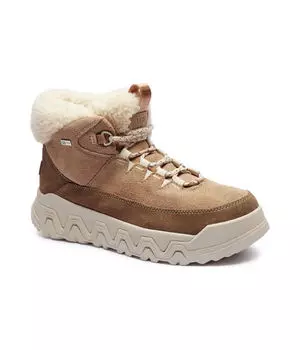 Ботинки женские Ugg Terretrail Cozy замшевые на рифленой подошве, бежевый