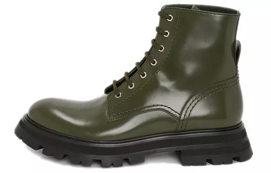 Ботинки женские Wander Ankle Boots Green Alexander Mcqueen