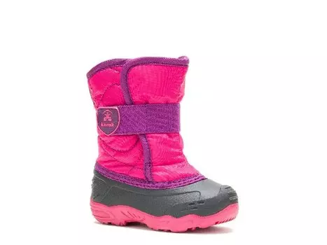 Ботинки зимние Kamik Snowbug 5 детские, розовый / серый