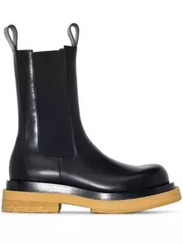 Bottega Veneta ботинки Lug, черный
