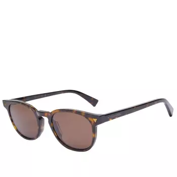Bottega Veneta Eyewear Мягкие солнцезащитные очки Panthos из переработанного ацетата