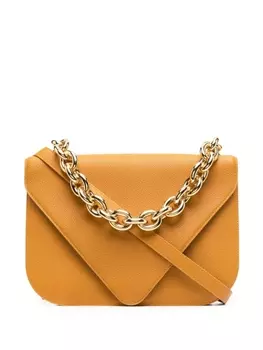 Bottega Veneta клатч-конверт Mount, желтый