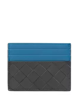 Bottega Veneta кошелек 15 с плетением Intrecciato, черный