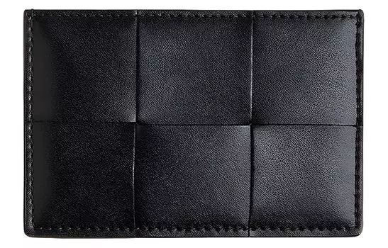 Bottega Veneta Кошелек для монет из коровьей кожи, женский, черный