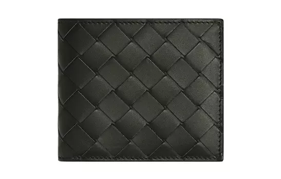 Bottega Veneta Кошелек Trumpets из коровьей кожи, мужской, темно-зеленый