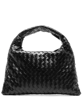 Bottega Veneta маленькая сумка-тоут Hop, черный