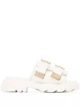 Bottega Veneta массивные сандалии Flash, белый