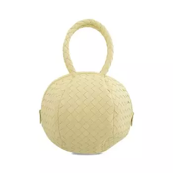 Bottega Veneta Mava Верхняя ручка, Ice Cream/Muse Brass